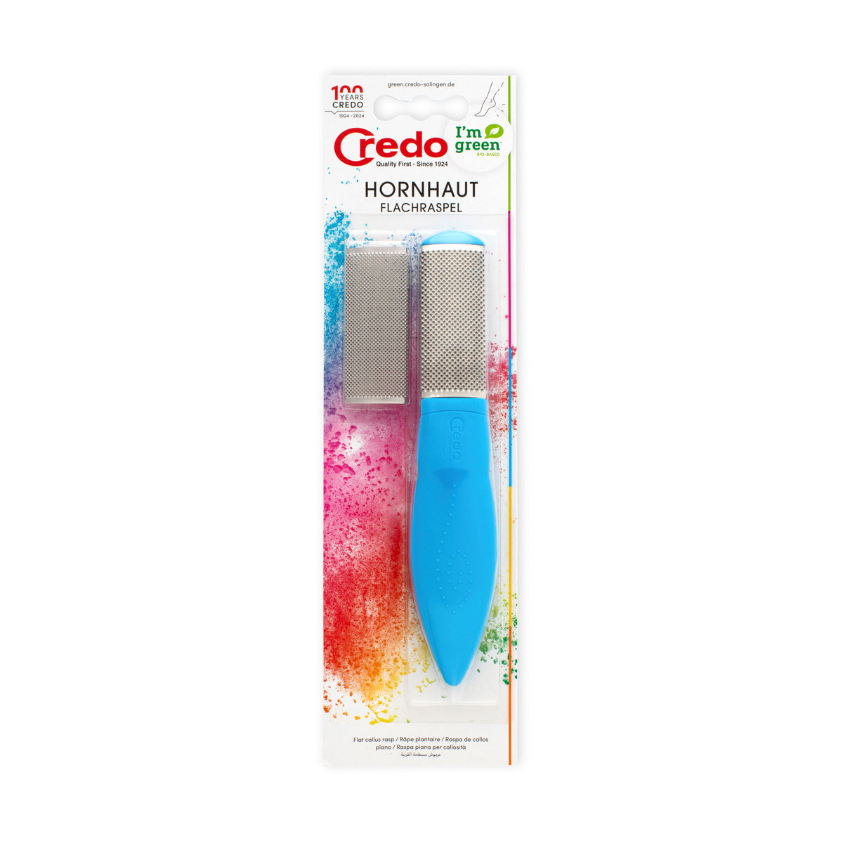 Credo Solinger Hornhaut Flachraspel, fein/grob Kopie