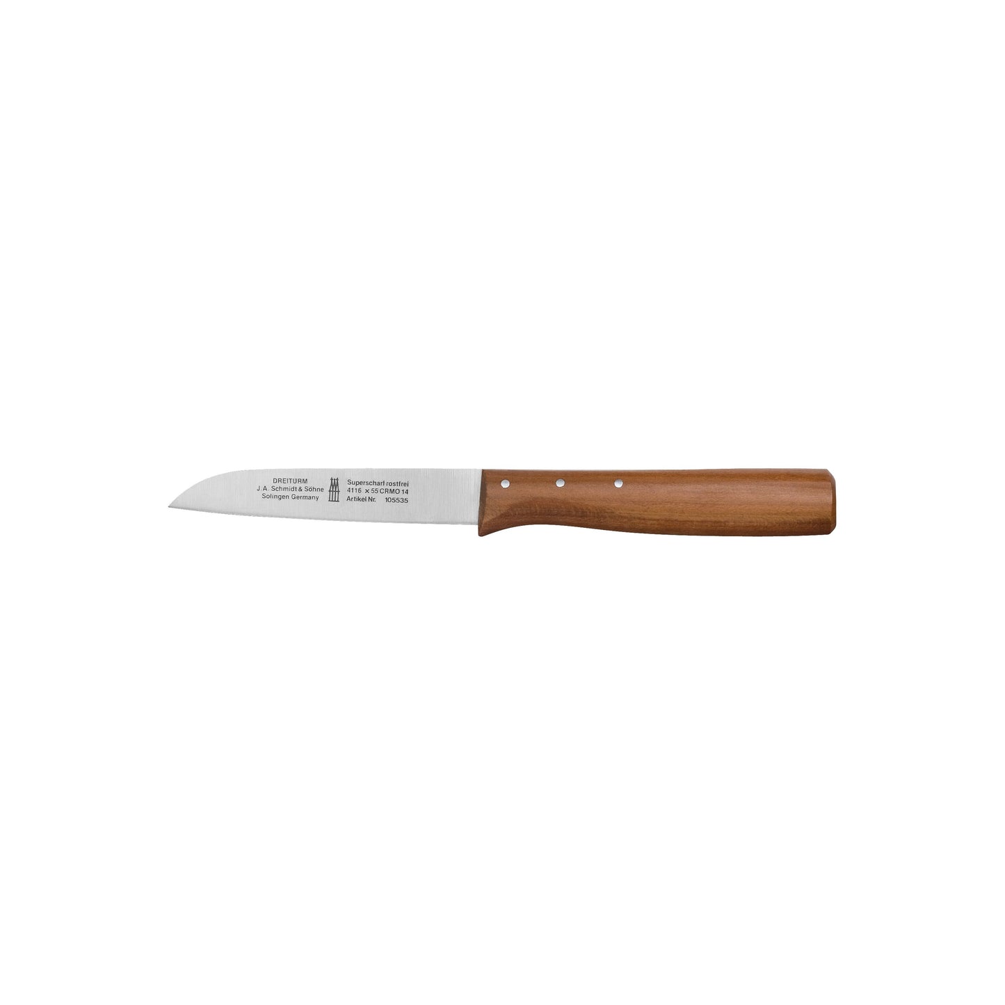 Solinger Gemüsemesser aus Holz längliches Design
