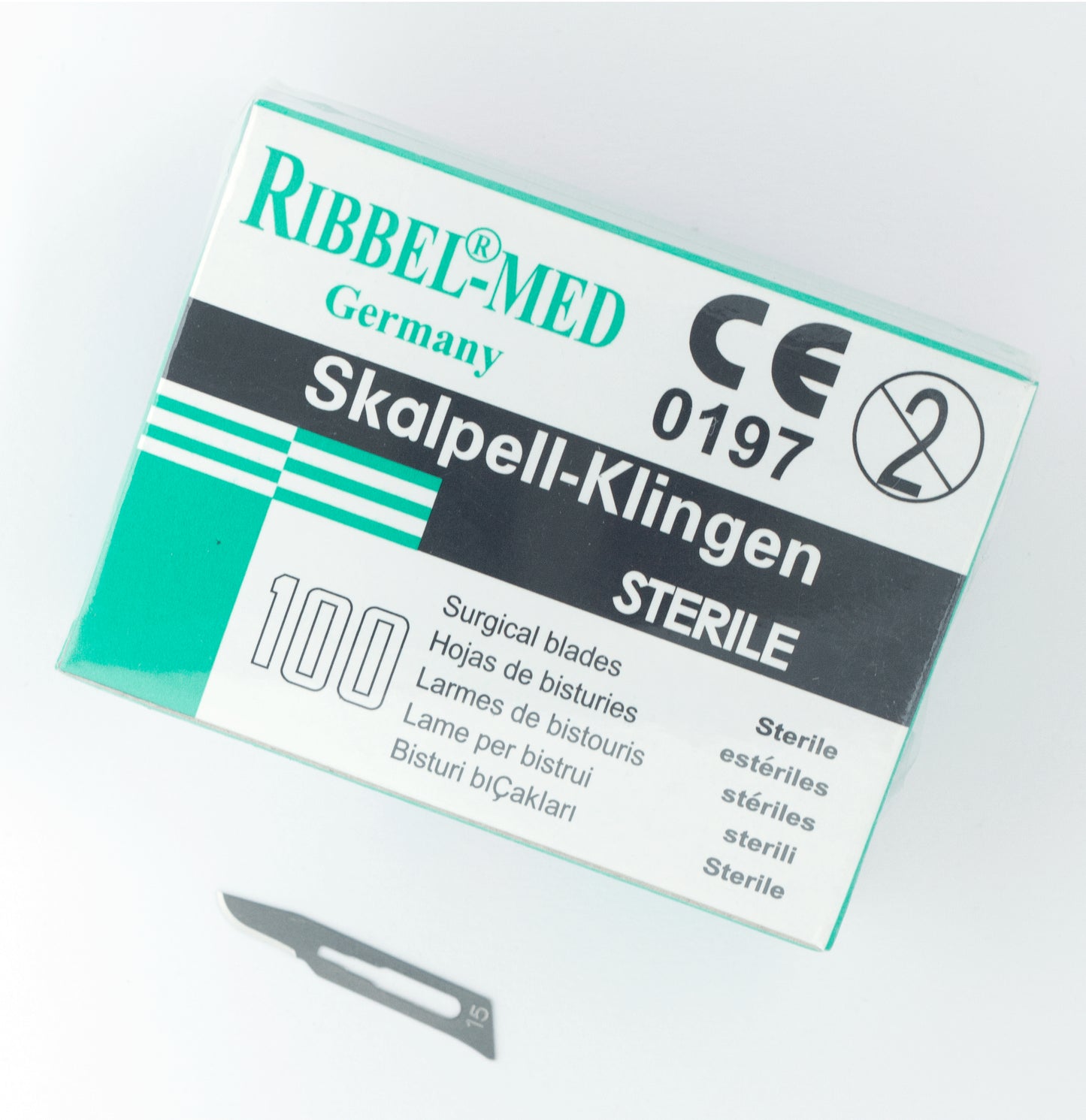 Scalpel holder blades No. 15 for handle No. 3
