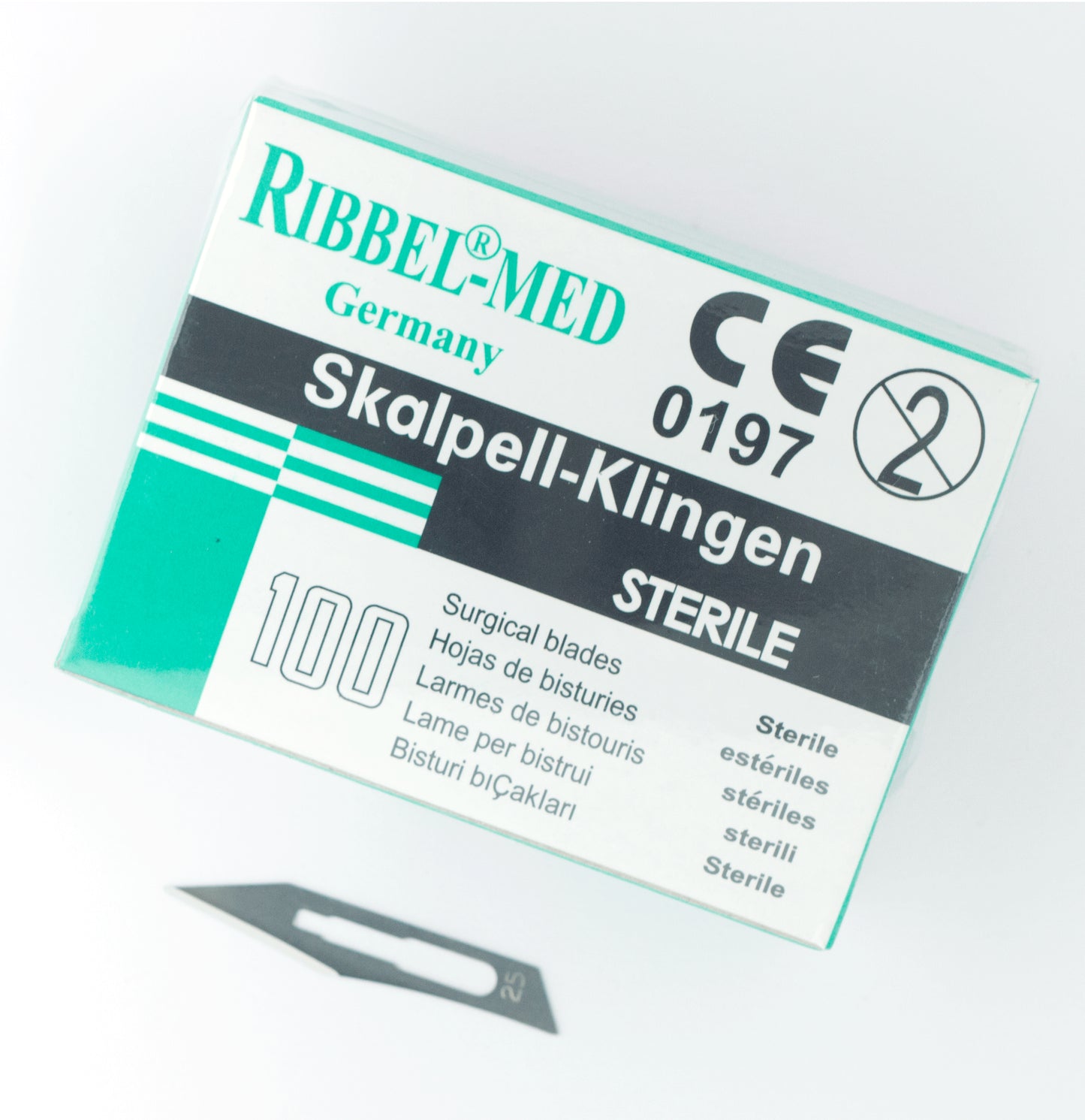 Scalpel holder blades No. 25 for handle No. 4