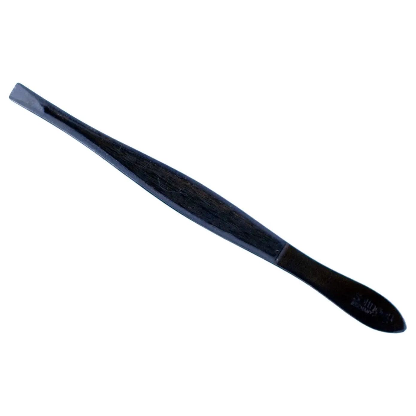 Tweezers, straight, curved inwards 9.5 cm