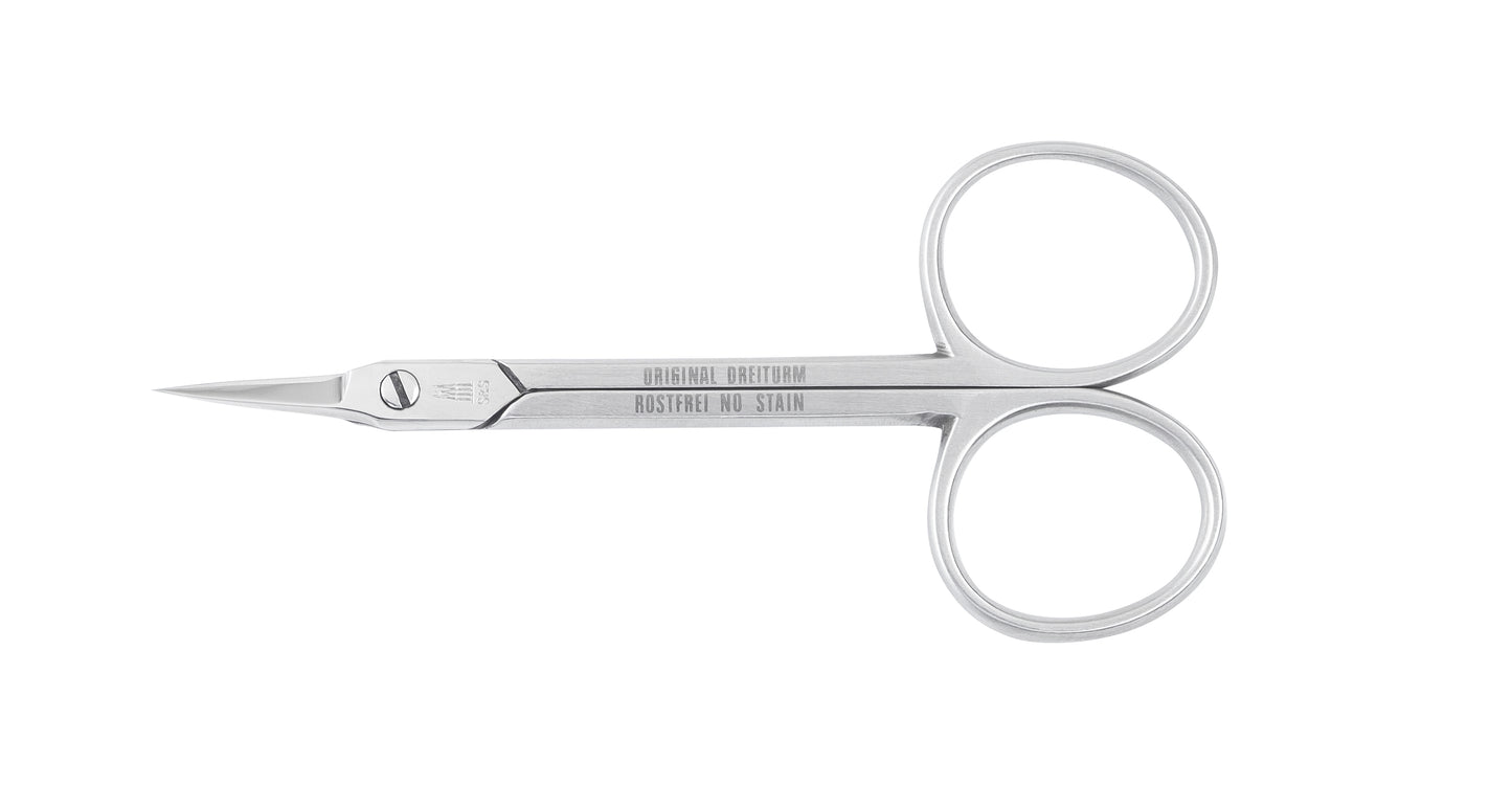 Hautschere turmspitz inox matt