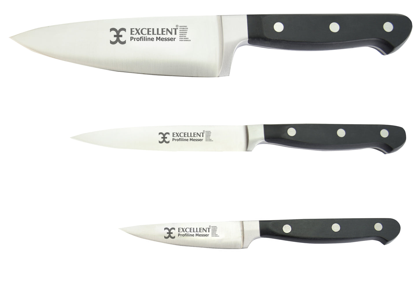 Knife set, 3-piece