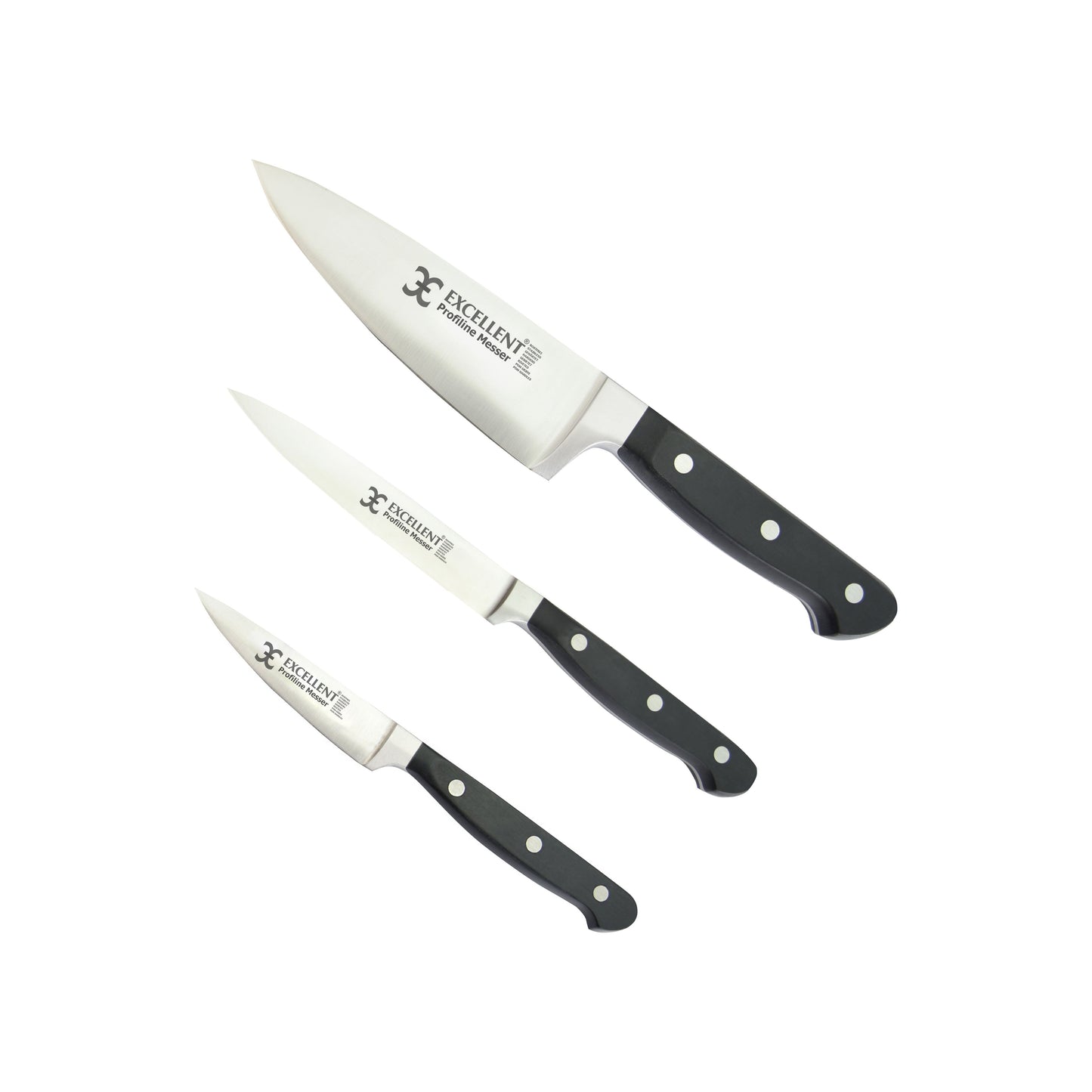 Knife set, 3-piece