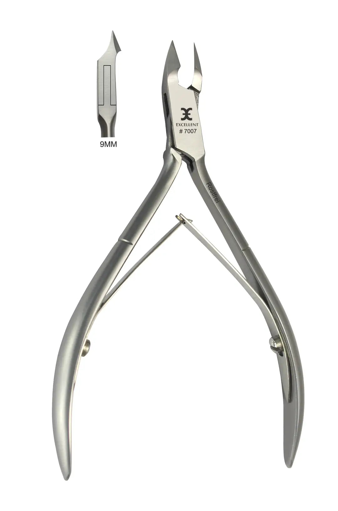 Nagelhautzange 11 cm, Schneide schlank gewölbt 9 mm