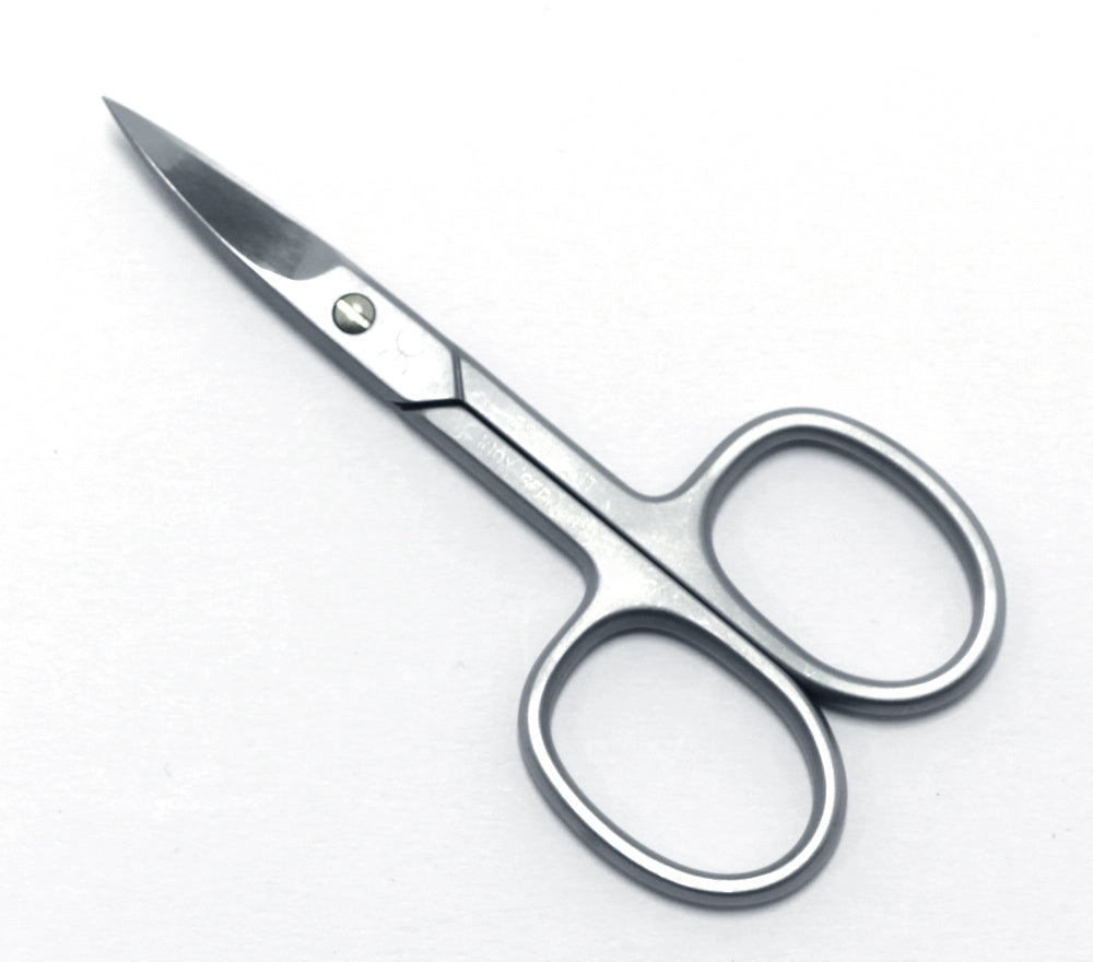 Nail scissors 9.0 cm curved