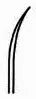 Nail scissors 9.0 cm curved