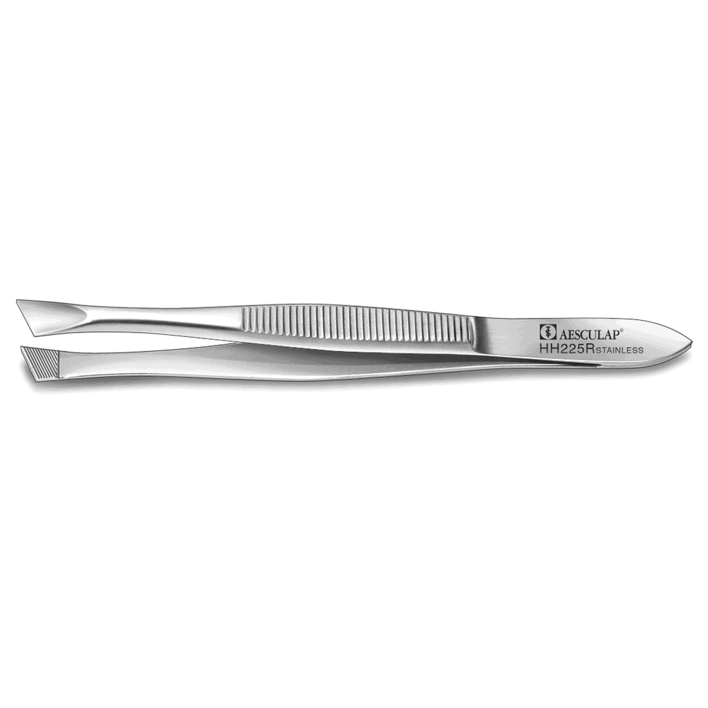 AESCULAP Pinzette abgeschrägt 9 cm HH225R – Edelstahl rostfrei