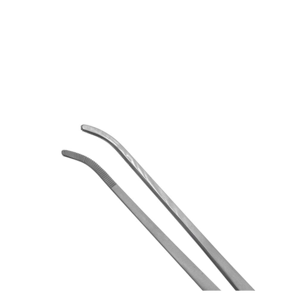 Anatomische Pinzette - gebogen - 30 cm