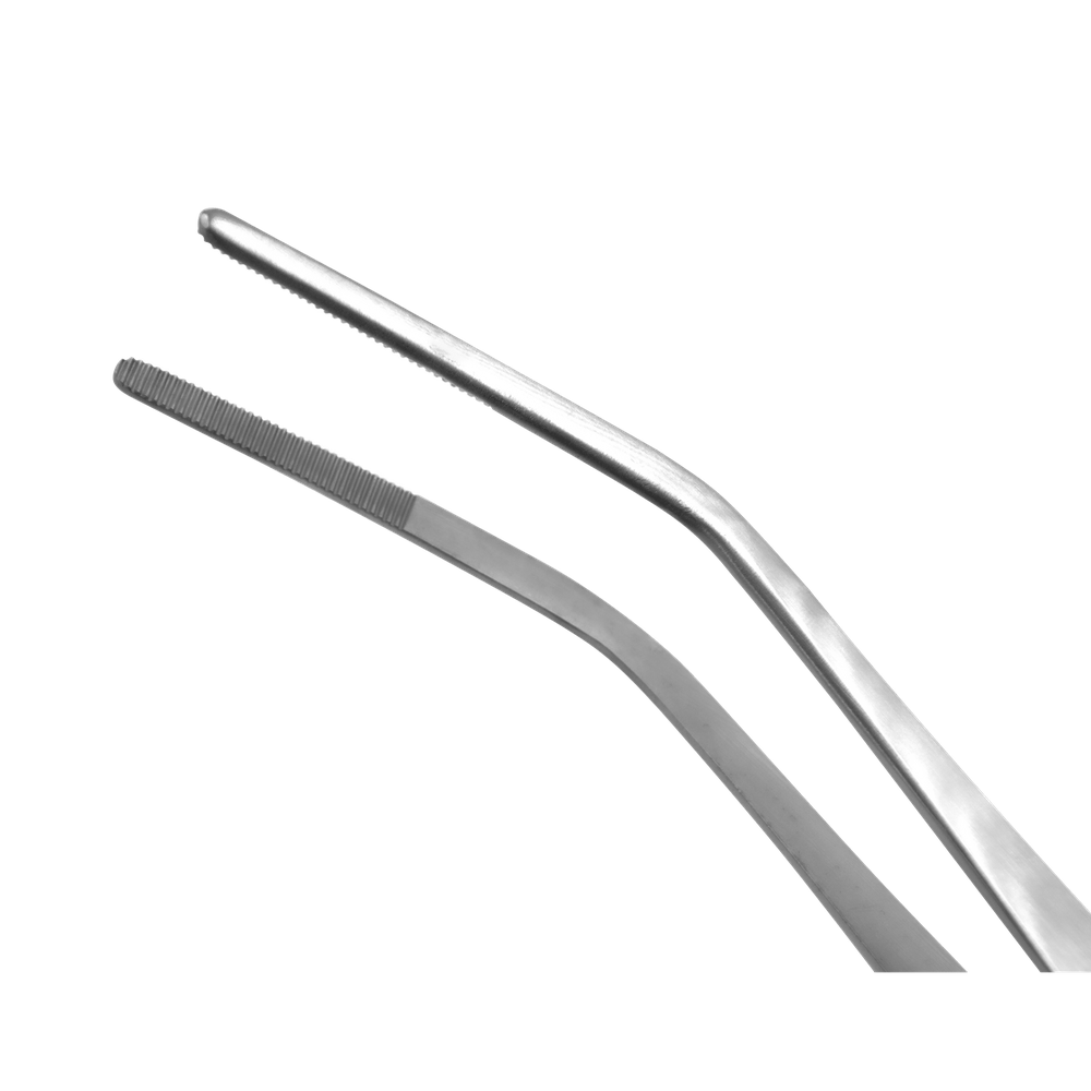 Anatomische Pinzette - gebogen - 45