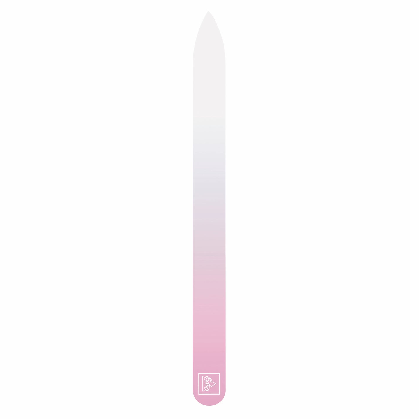 ERBE-GLASFEILE"SOFT-TOUCH PASTELL"ROSA MM 140x3,ZWEISEITIG,BOX ROSA