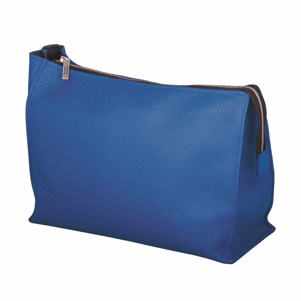 ERBE-LEDERKULTURTASCHE DUNKELBLAU