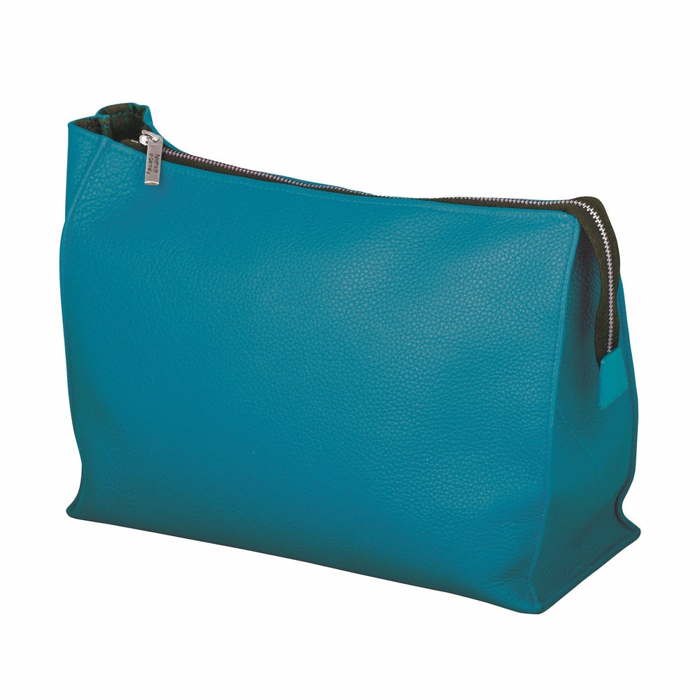 ERBE-LEDERKULTURTASCHE PETROL