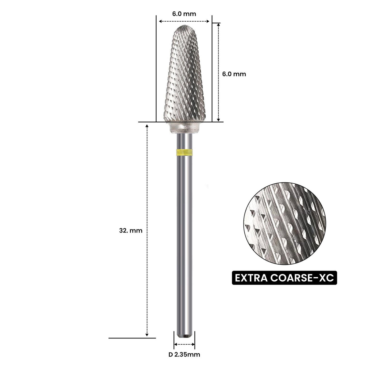Nagelfräser Bit Hartmetall XF