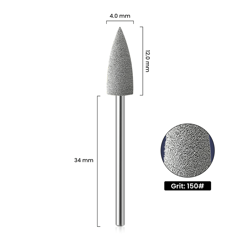 Präziser Silikon-Nagelpolierer Grau