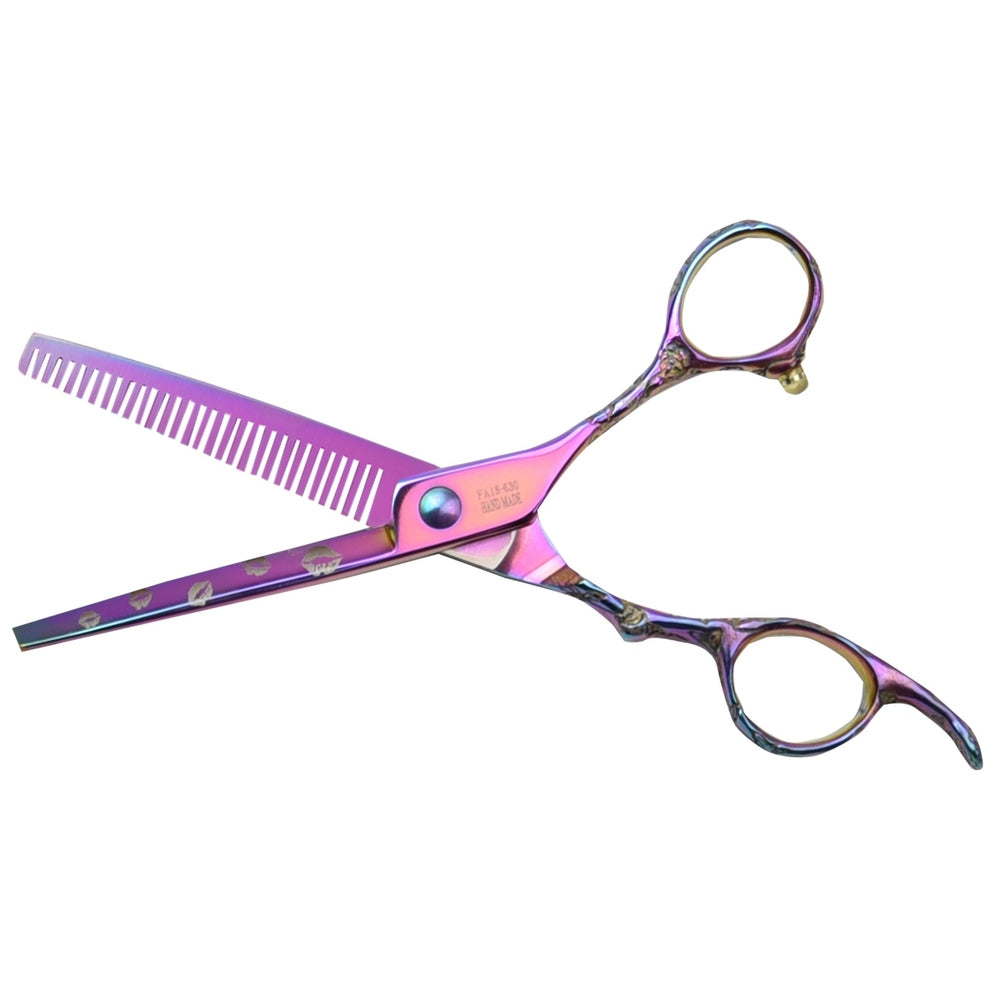 Hundehaarschere einseitig verzahnt