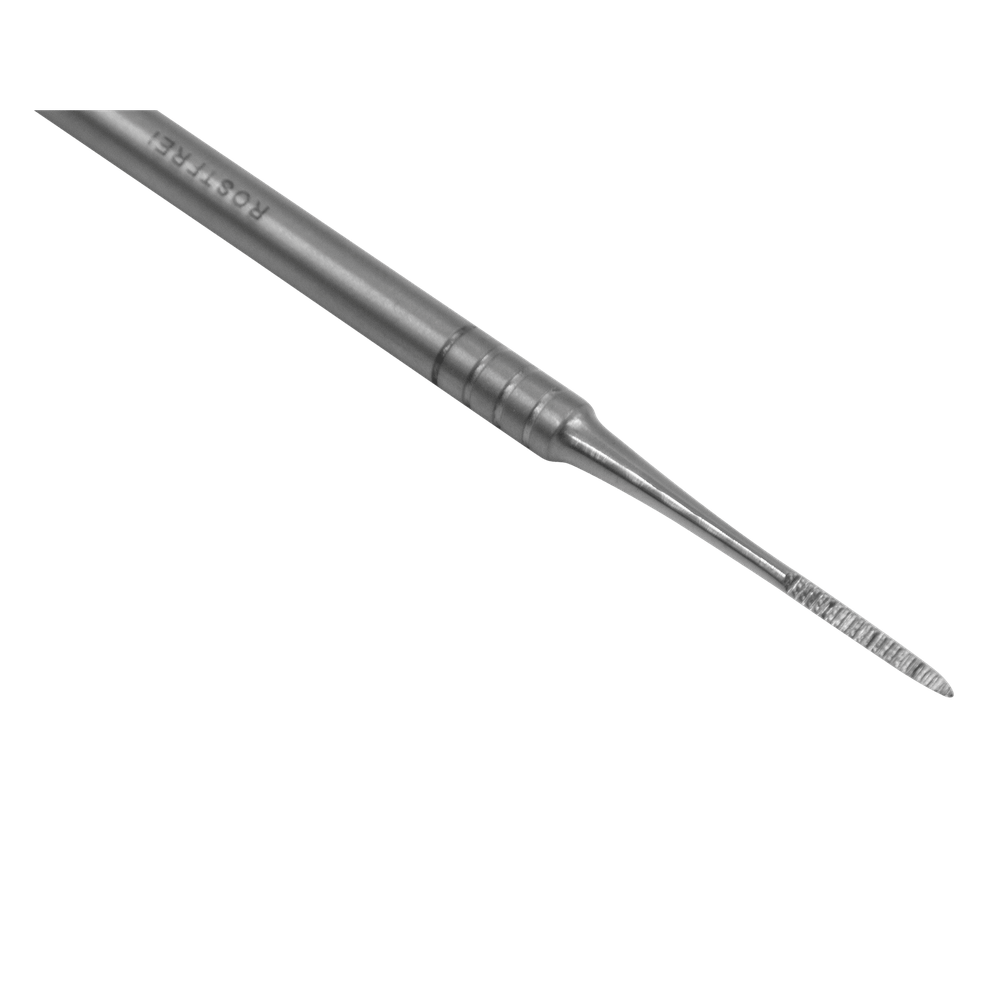 Nageleckenfeile doppelseitig & runden Griff