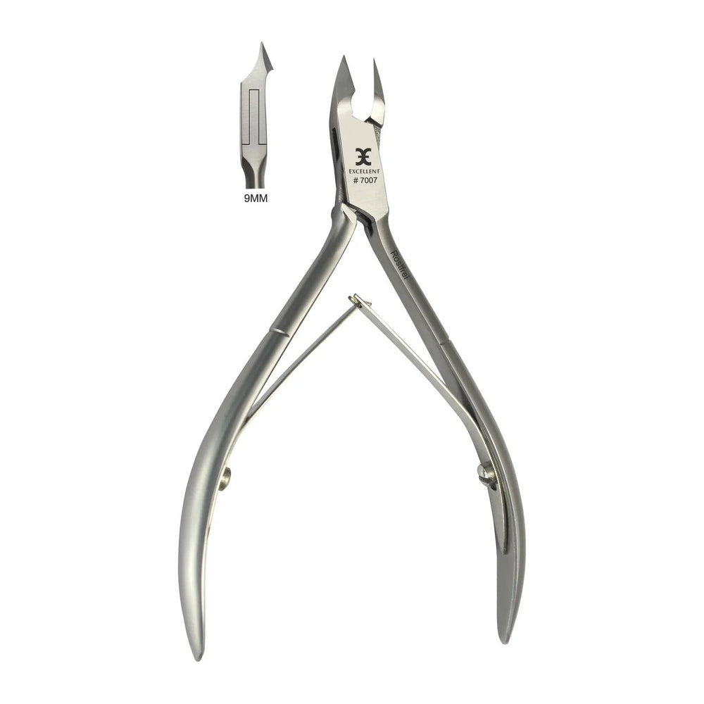 Nagelhautzange 11 cm, Schneide schlank gewölbt 9 mm