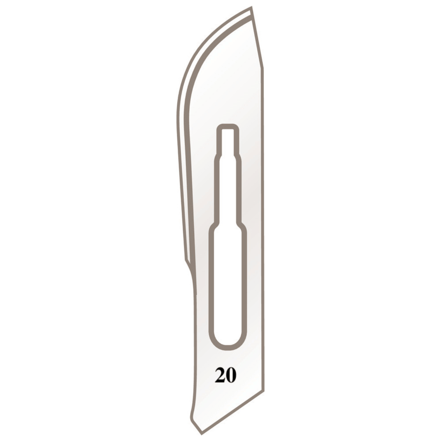 Skalpellhalter Klingen Nr. 20 für Griff Nr. 4