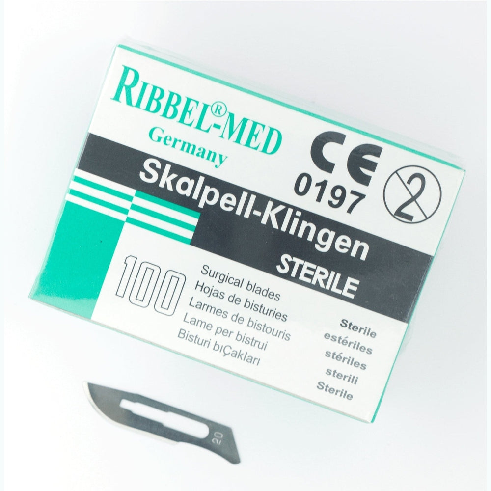 Skalpellhalter Klingen Nr. 20 für Griff Nr. 4