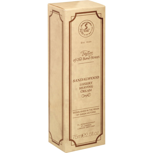 Taylor of Old Bond Street Sandelholz Rasiercreme Tube – Nassrasur, Ansicht 2