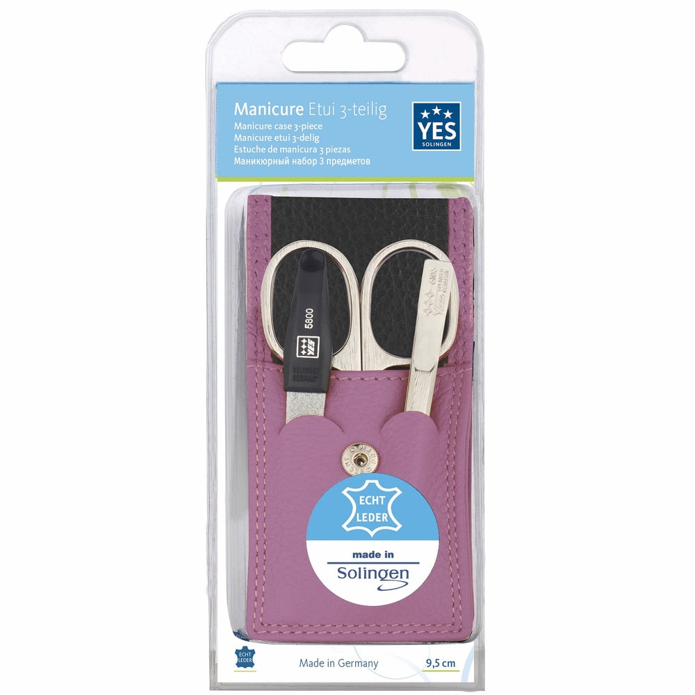 Yes Manicure Taschenetui 3-TLG. Lavendel