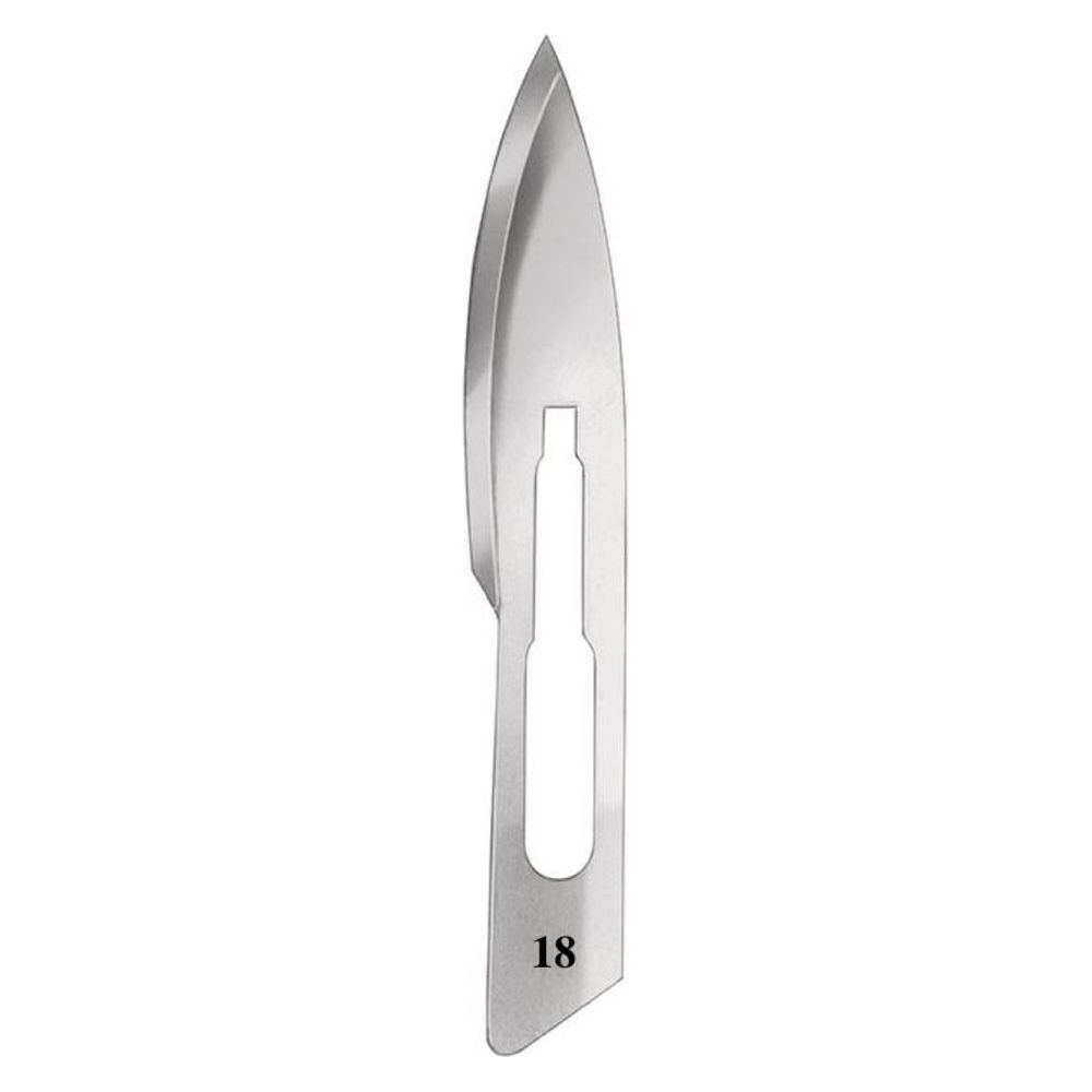 Scalpel holder blades No. 18 for handle No. 4