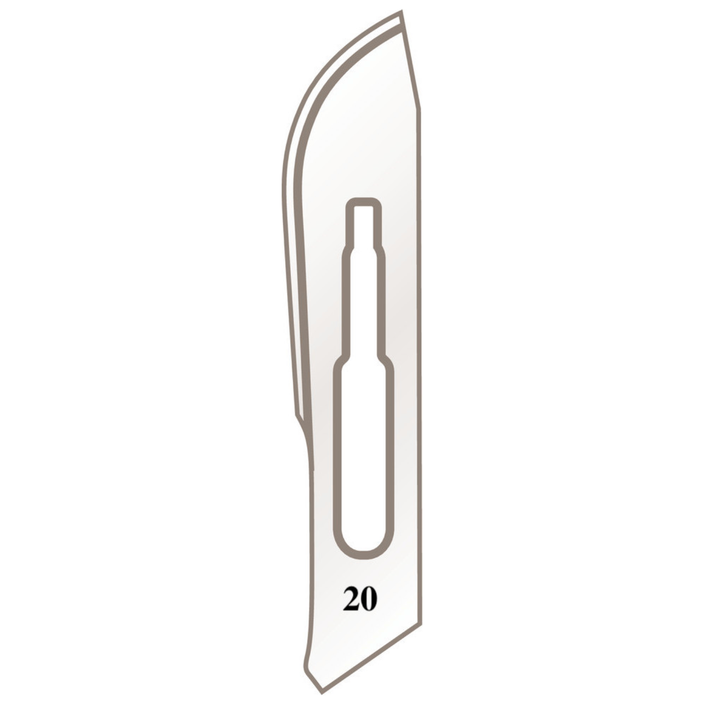 Scalpel holder blades No. 20 for handle No. 4