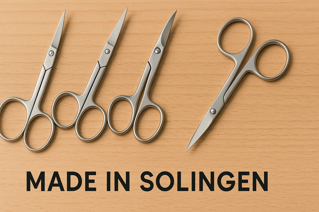 Nagelschere mit gebogener Schneide