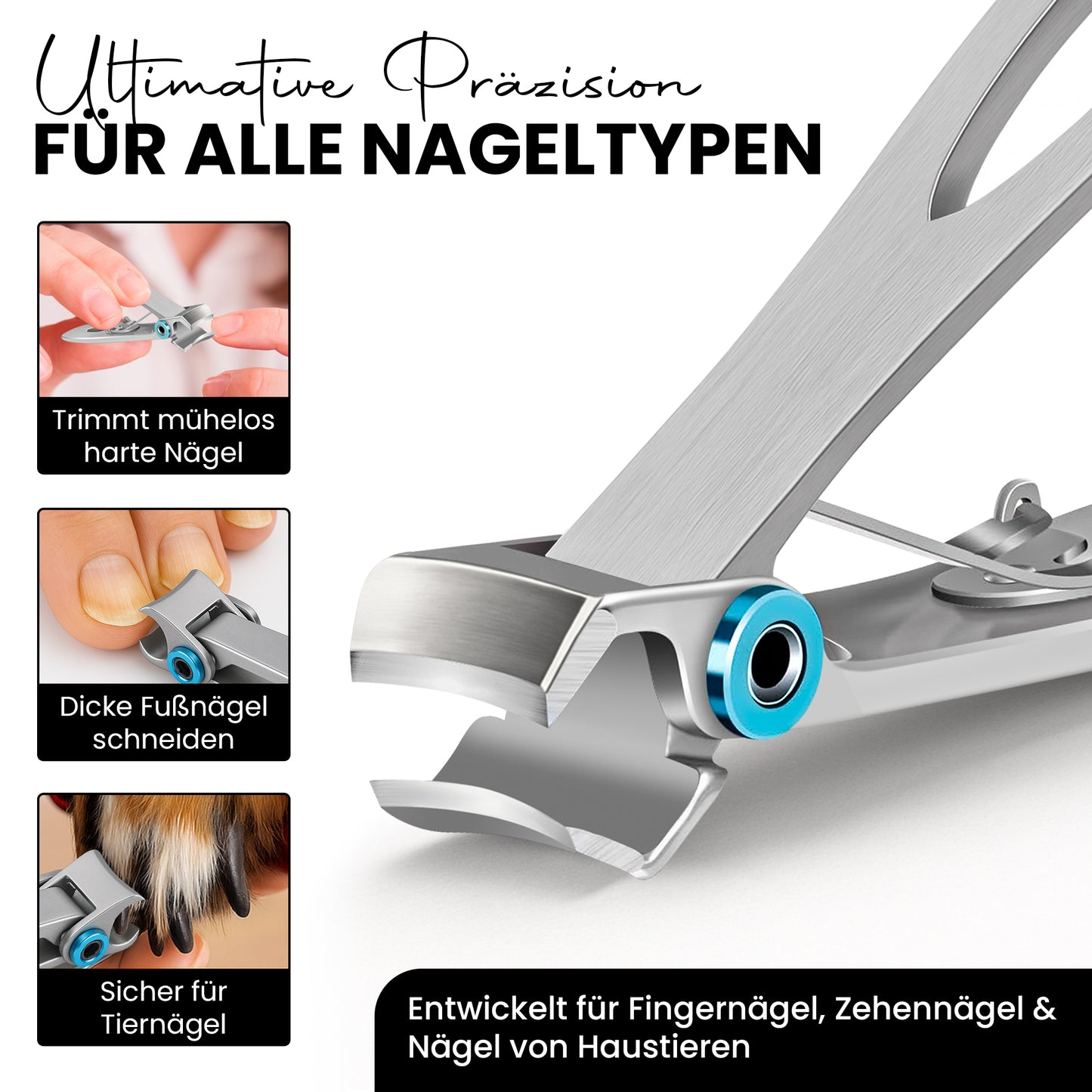 Nagelknipser für dicke Nägel