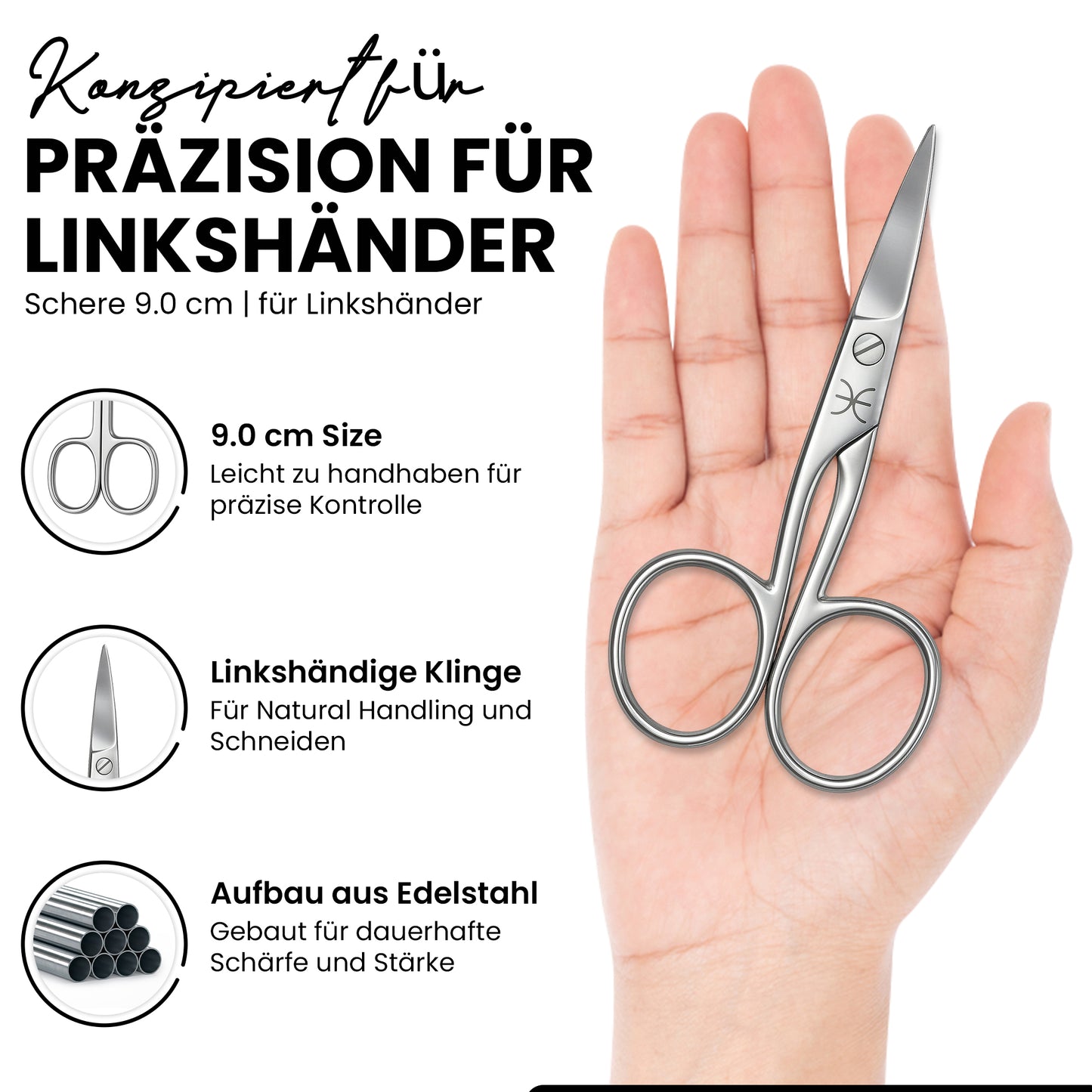 Linkshändler Nagelschere