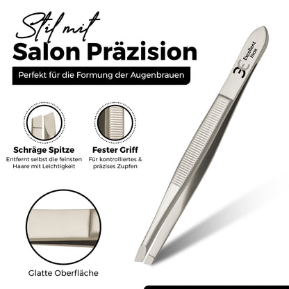 Cilienpinzette - schräge Spitzenform