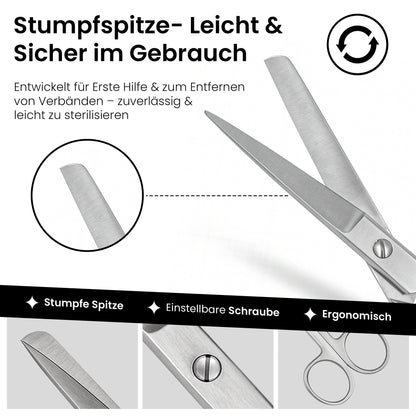 Verbandsschere - Schneide stumpf