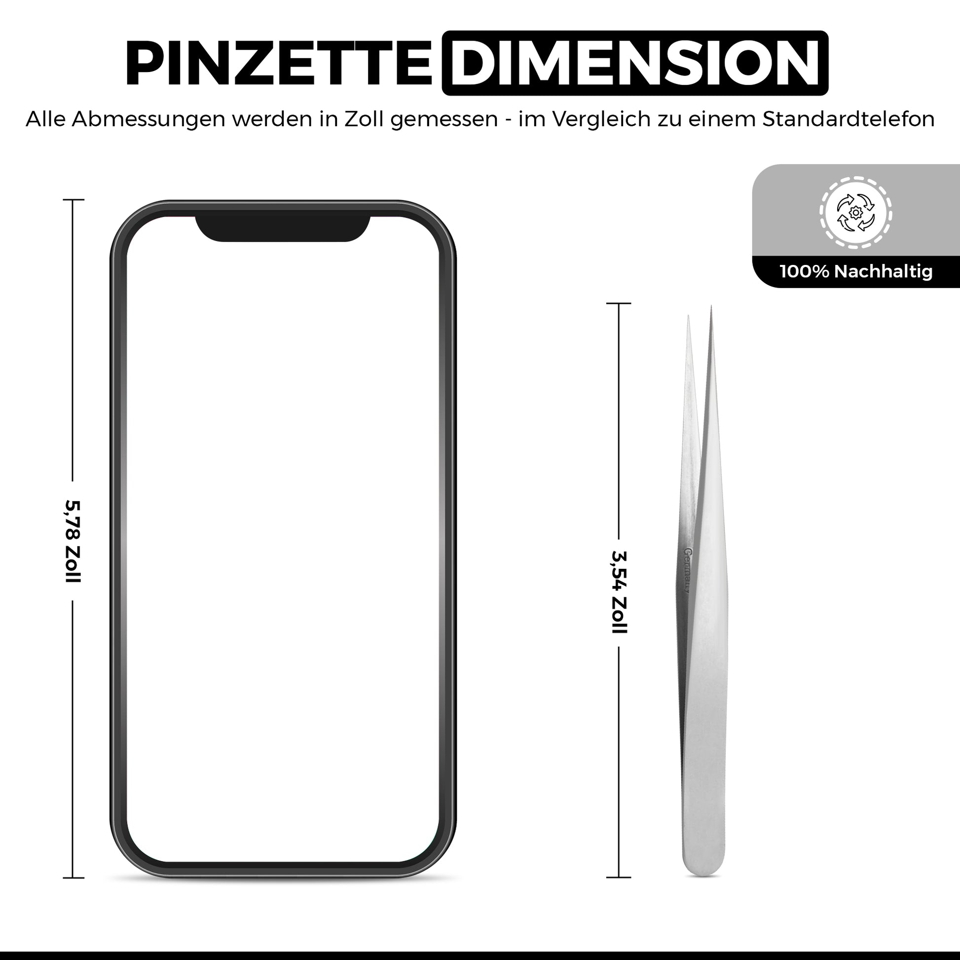 Pinzette - super spitz Form