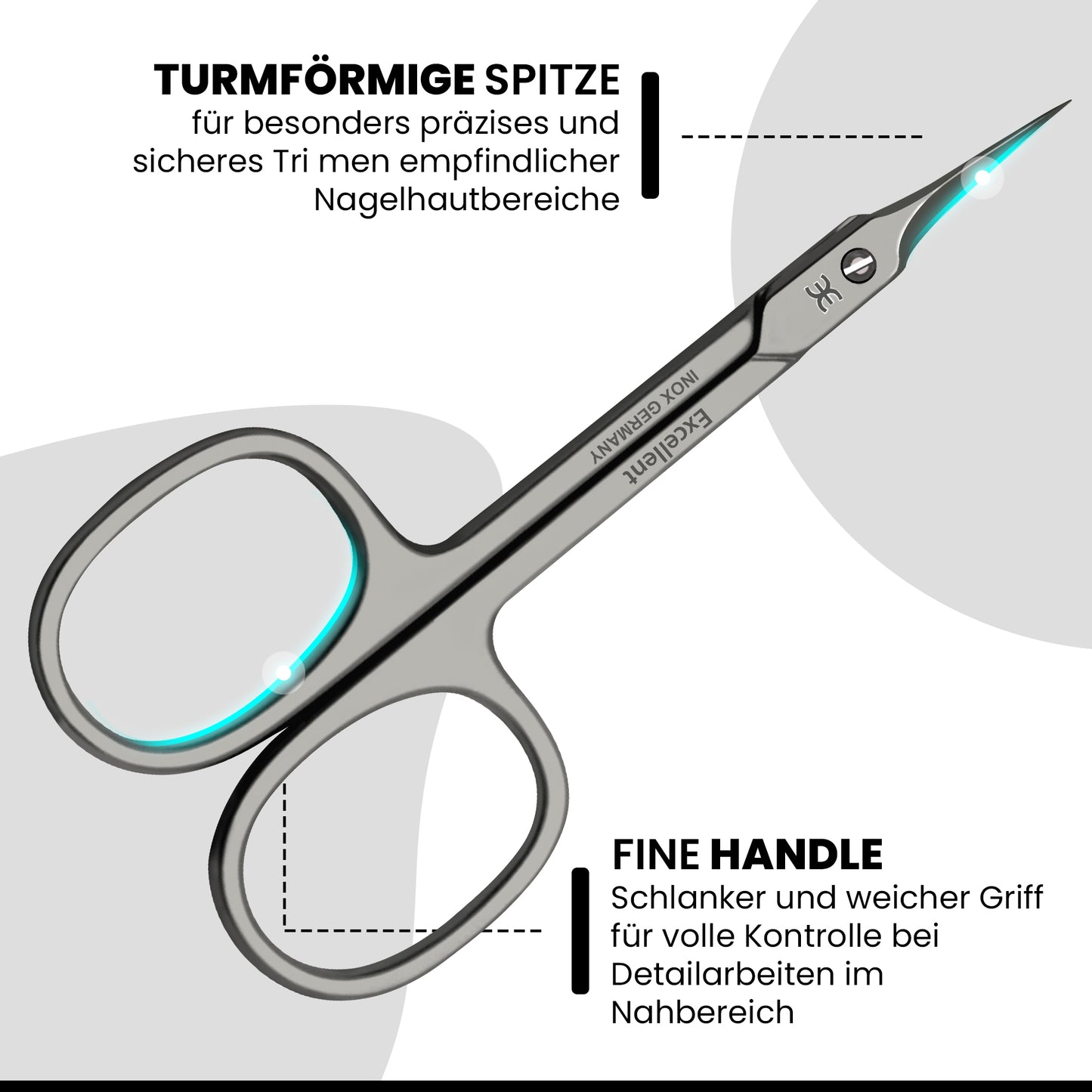 Hautschere - turmspitze Schneide