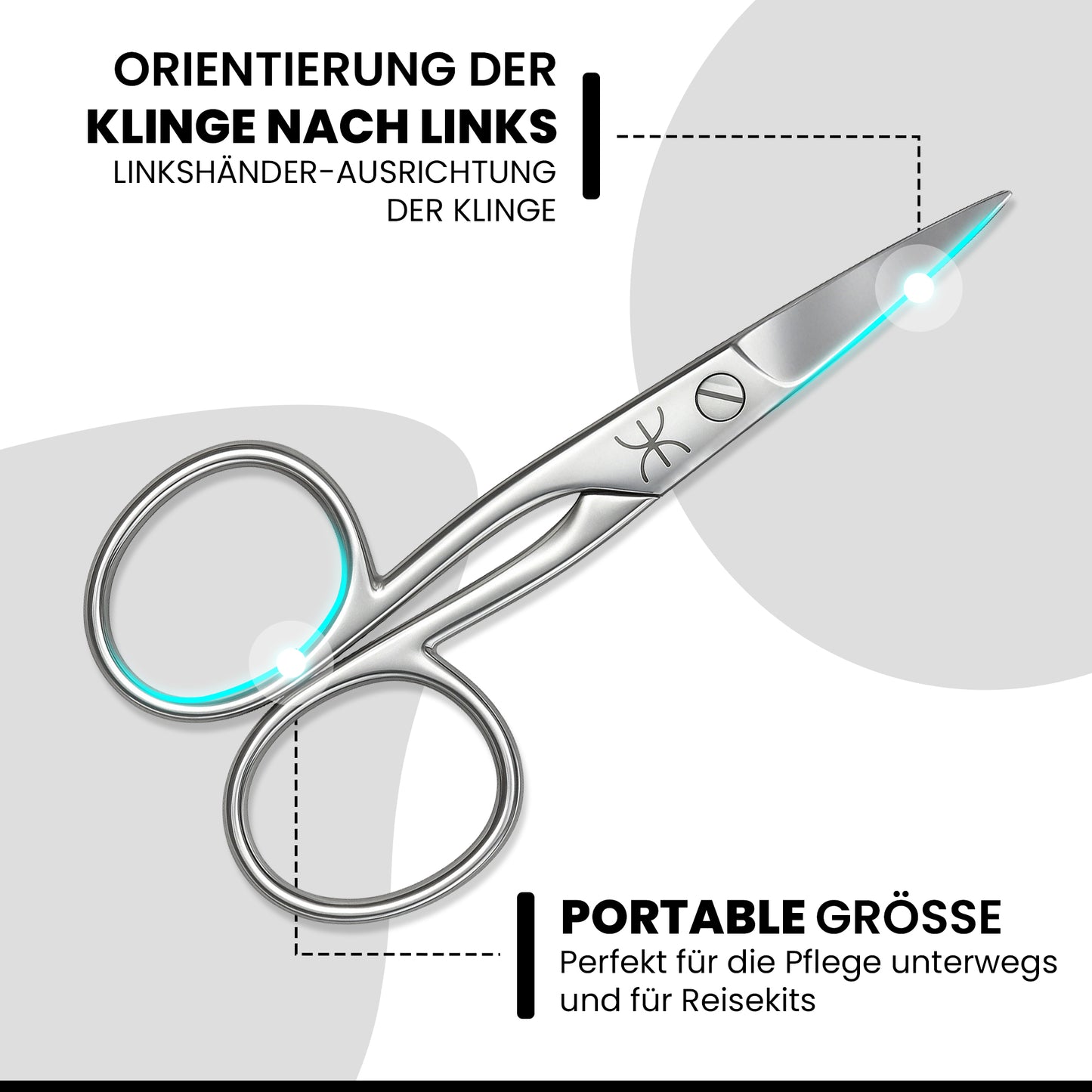 Linkshändler Nagelschere