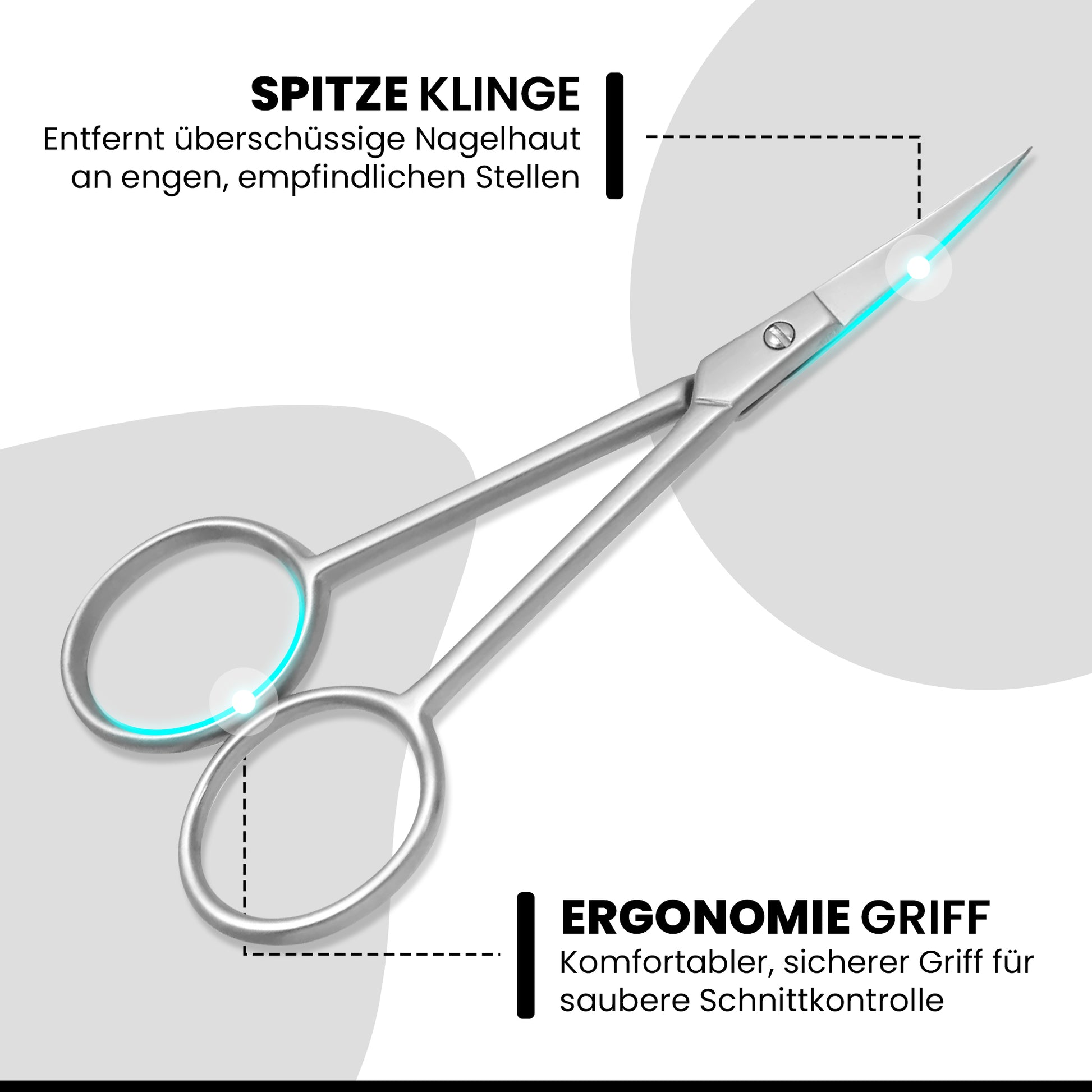 Hautschere Schneide spitz