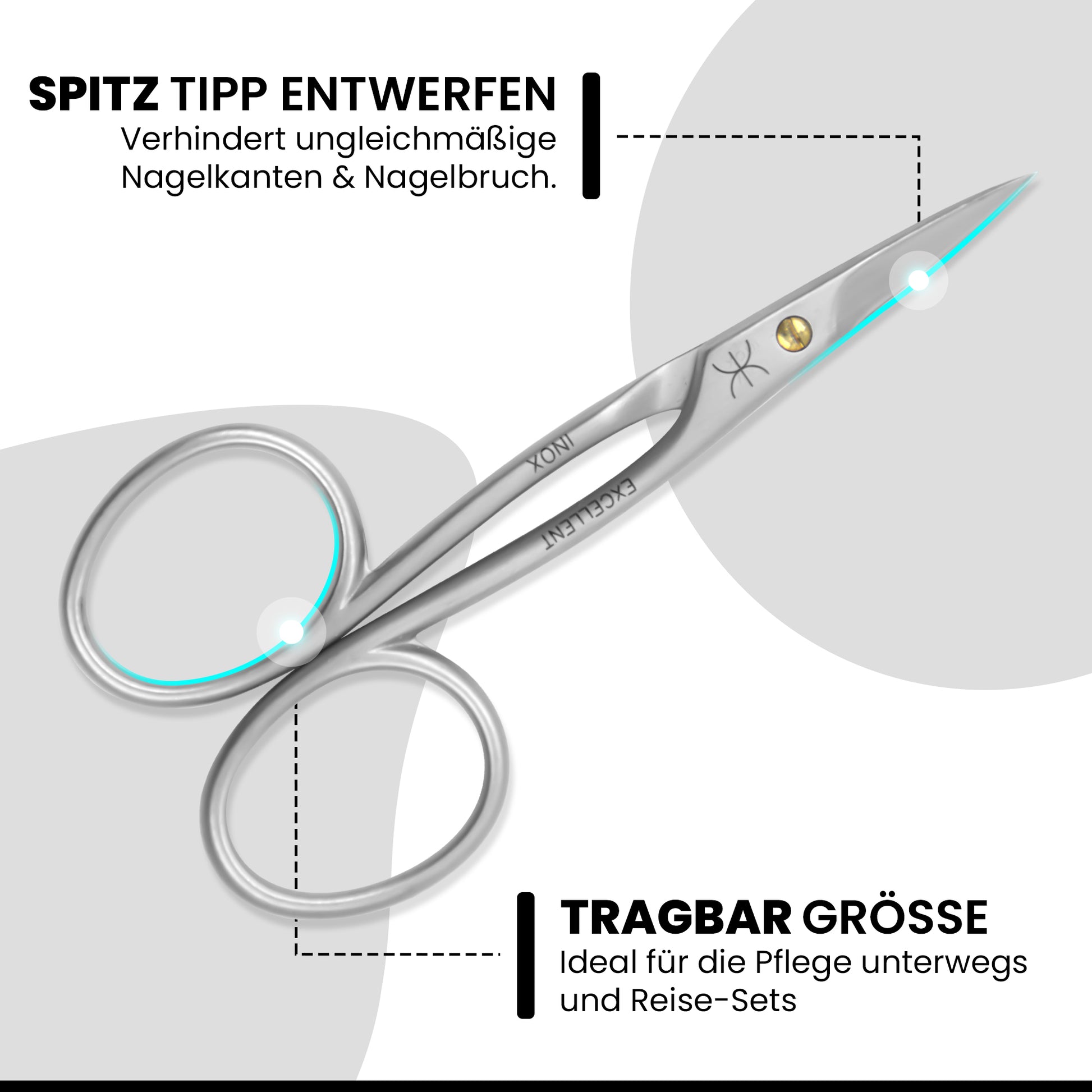 Excellent Fingernagelschere - extra spitz