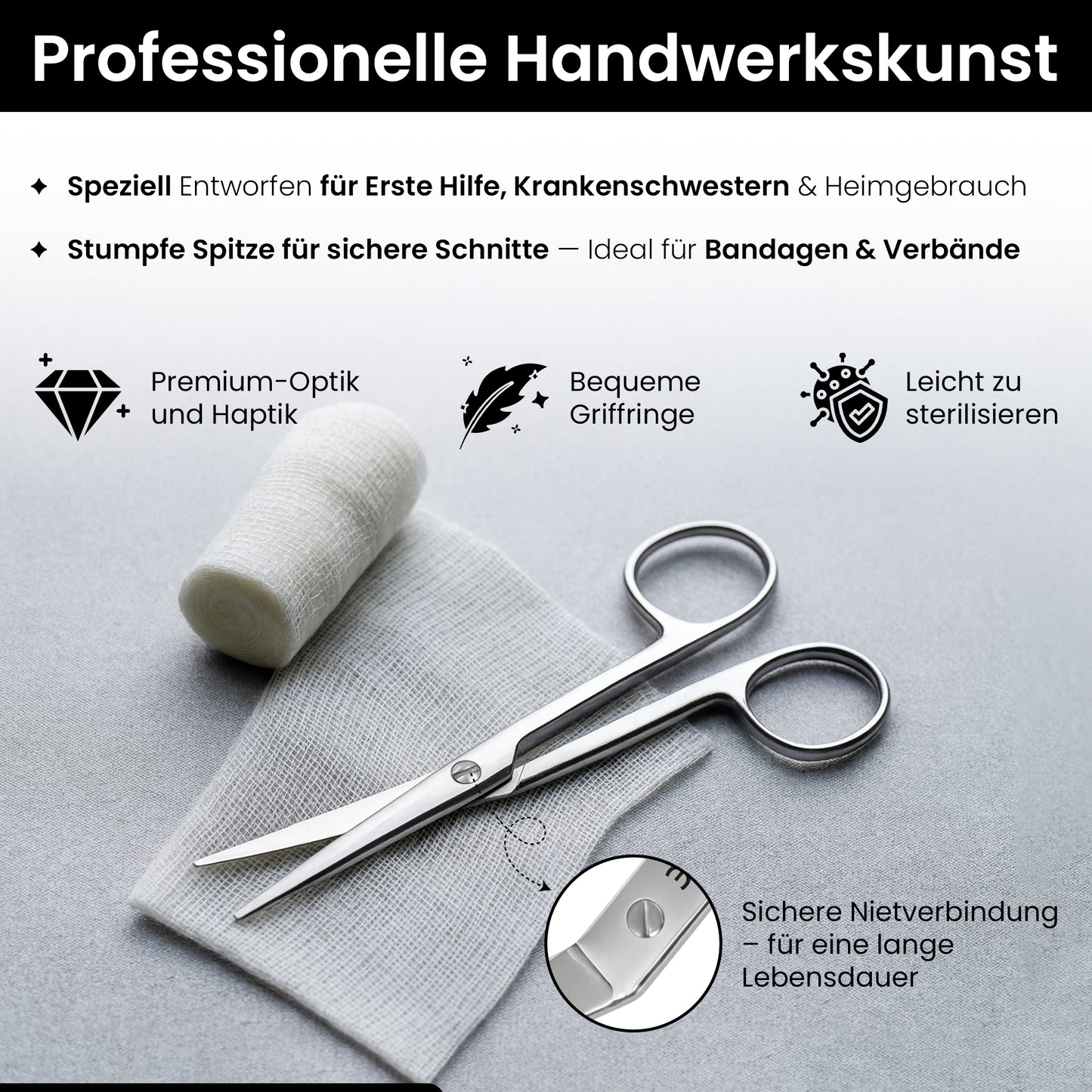 Verbandschere abgestumpft