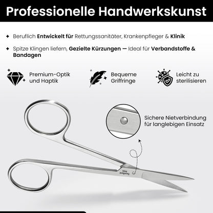 Verbandsschere Schneide spitz