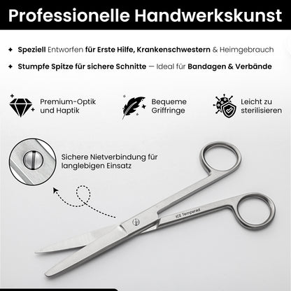 Verbandsschere - Schneide stumpf