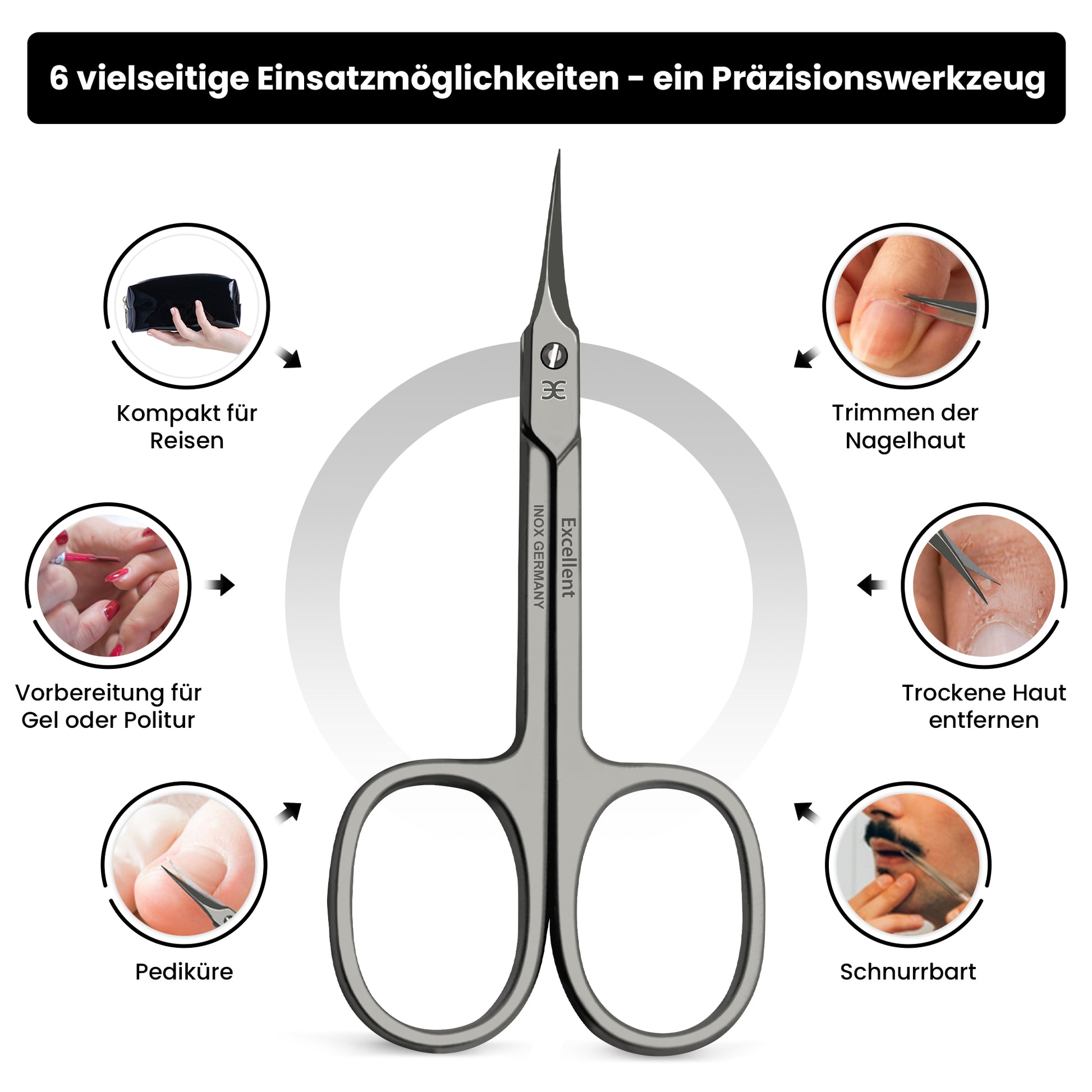 Hautschere - turmspitze Schneide