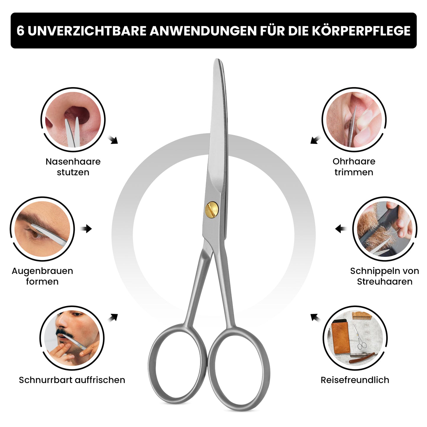 Nasen- und Ohrhaarschere