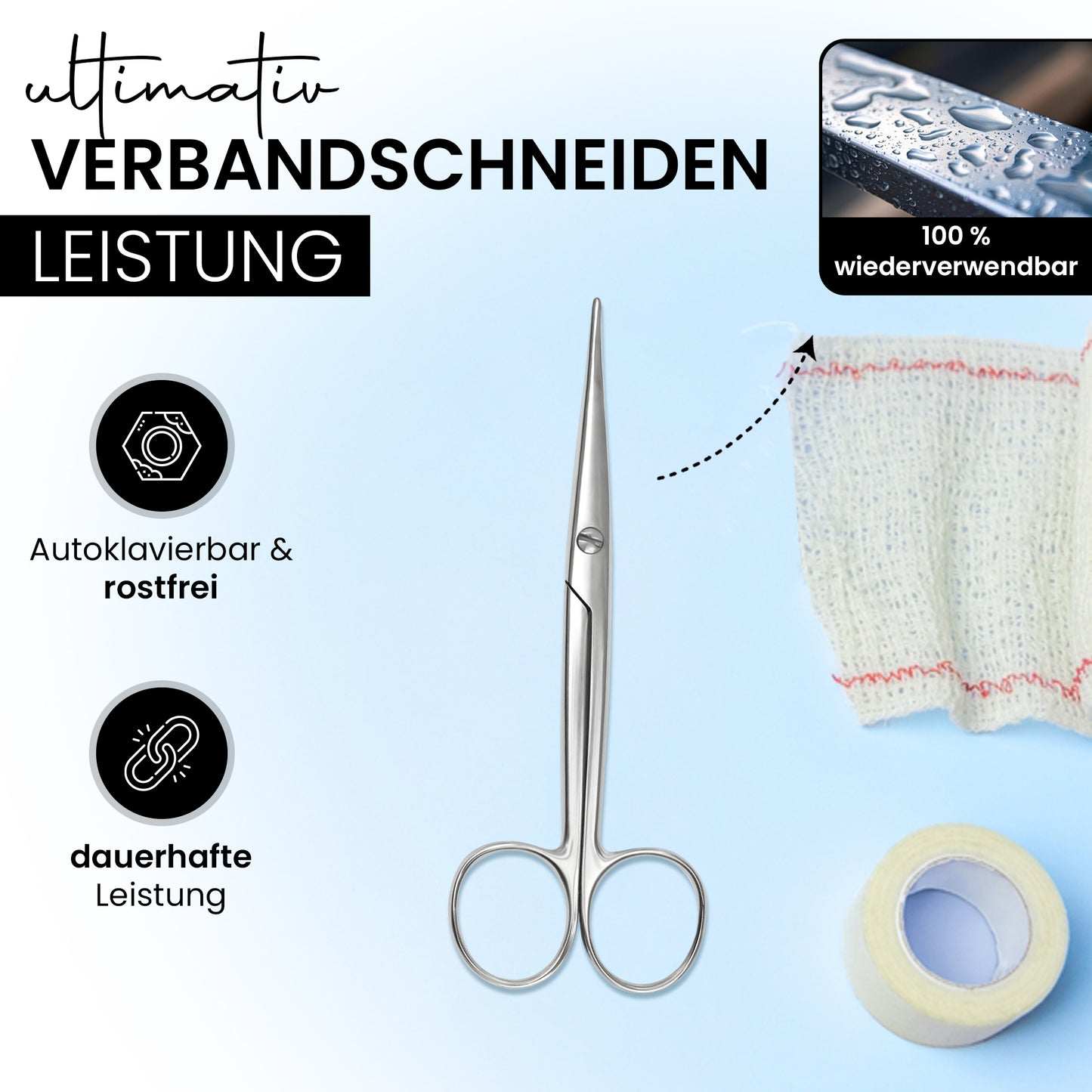 Verbandschere abgestumpft