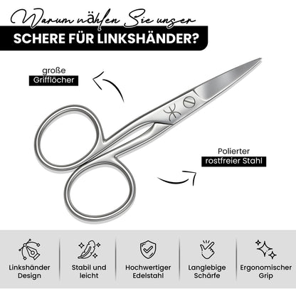 Linkshändler Nagelschere