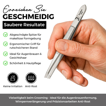 Cilienpinzette - schräge Spitzenform