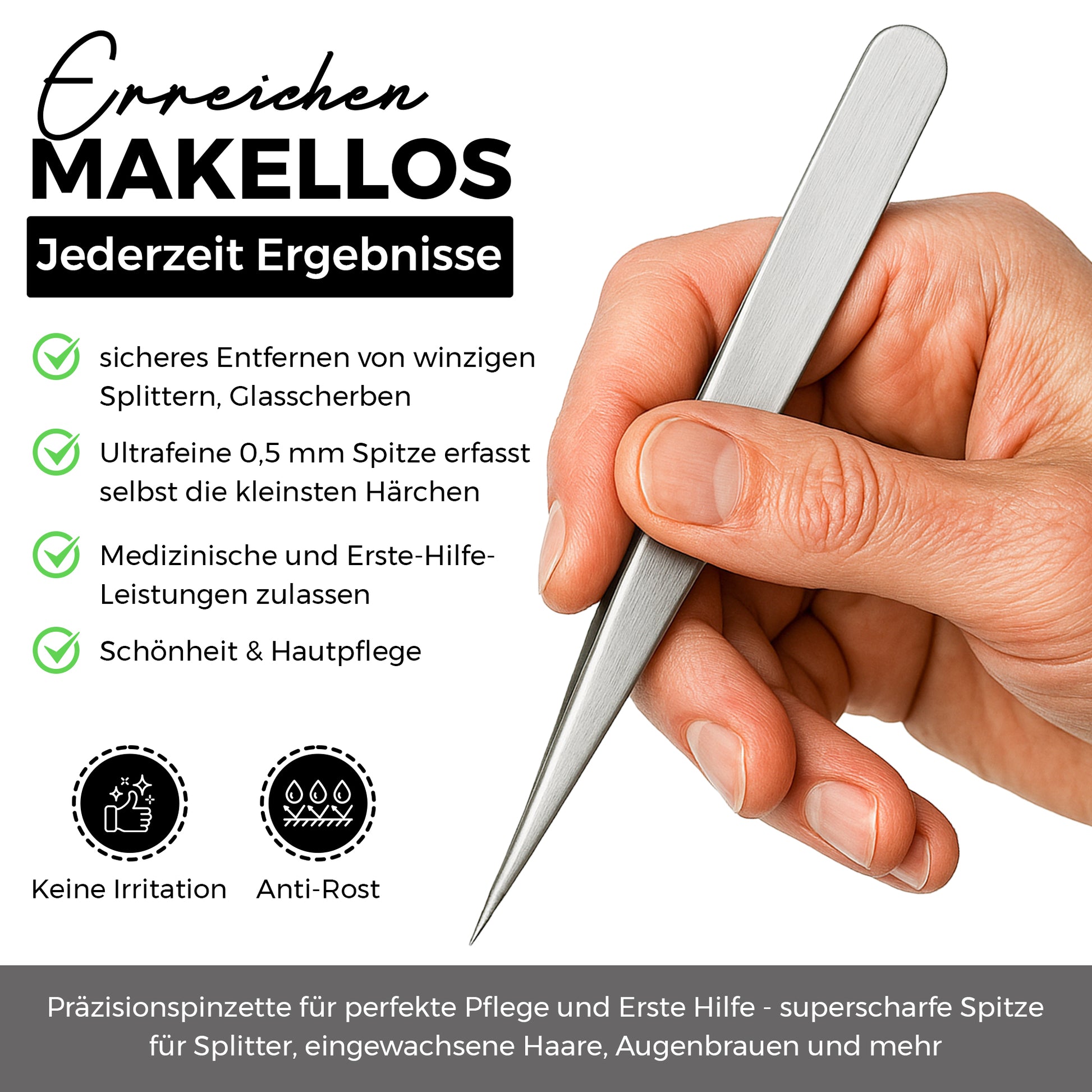 Pinzette - super spitz Form