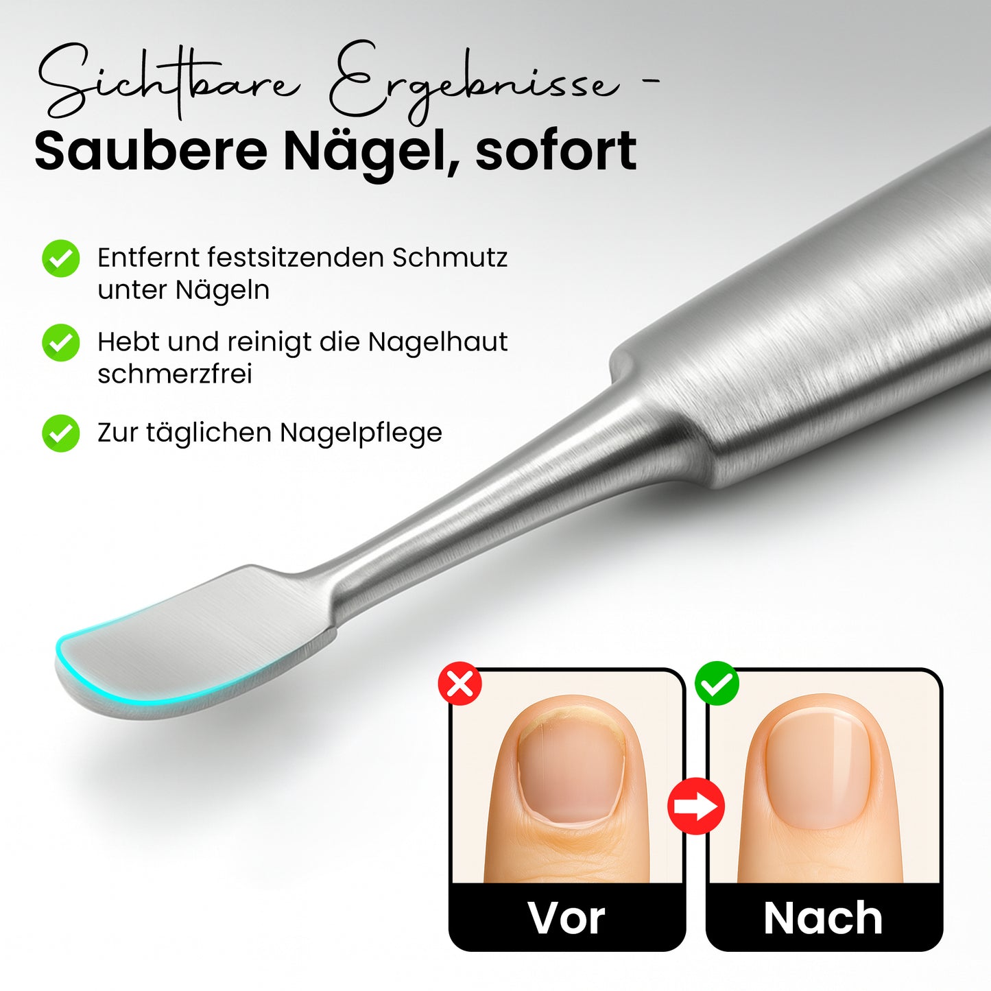 Nagelreiniger und Nagelpusher - doppelseitig