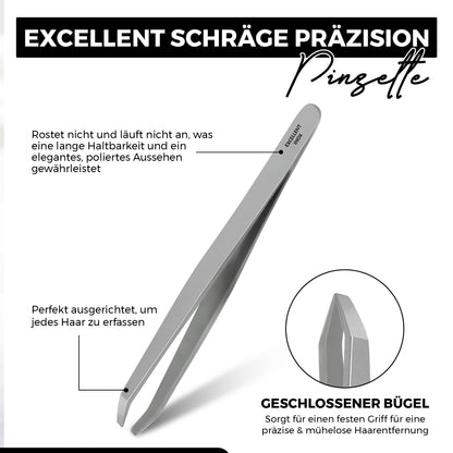 Excellent Pinzette - abgewinkelte Spitze