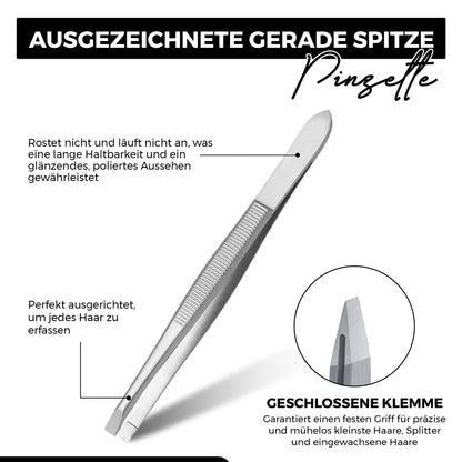 Cilienpinzette - gerade Spitzenform